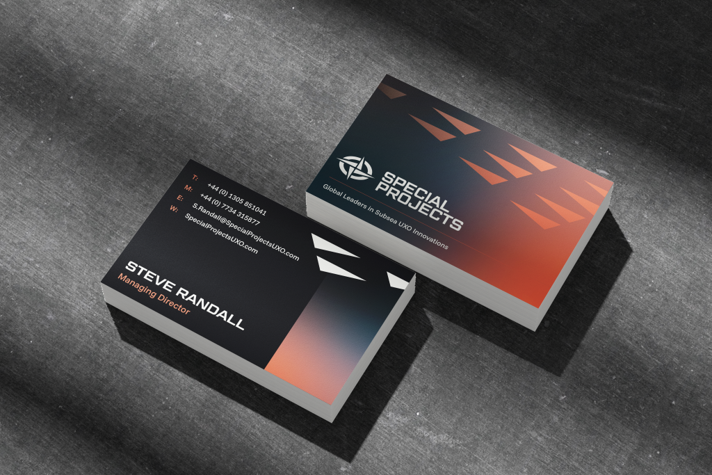 Special Projects business card design