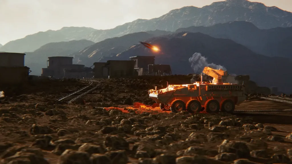 3D Animation for a Counter-Drone Missile