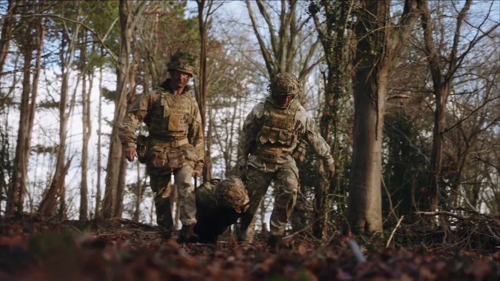 Product Film for a Military Folding Stretcher