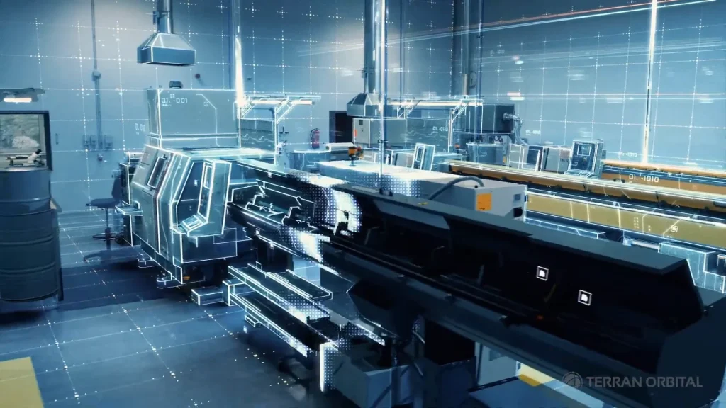 Manufacturing facility shown in the Tyvak film