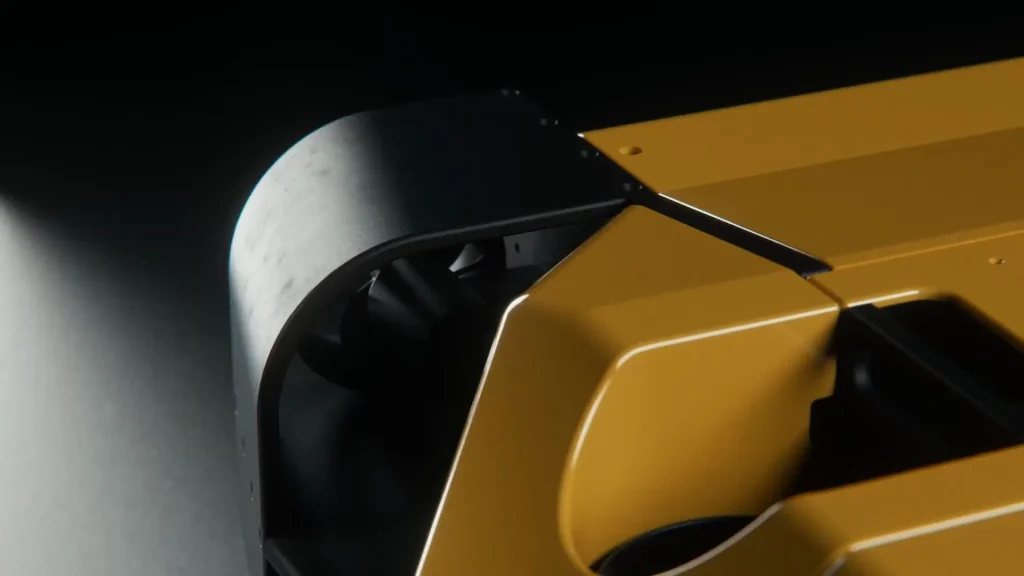 3D close-up of the Wraith hull and thruster